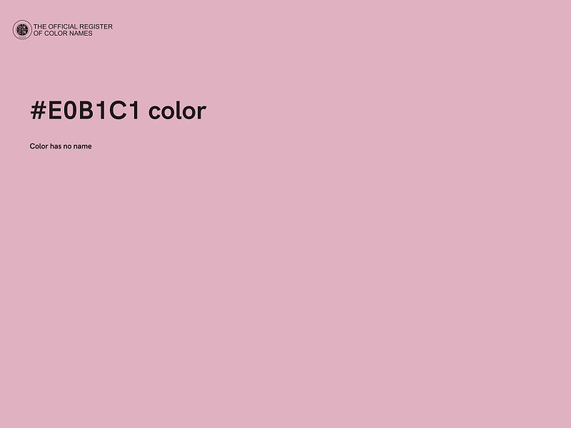 #E0B1C1 color image