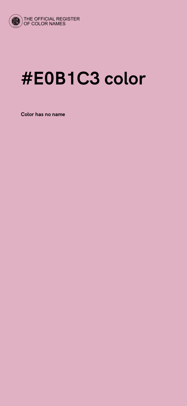 #E0B1C3 color image