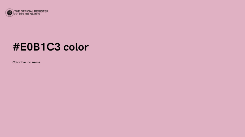 #E0B1C3 color image