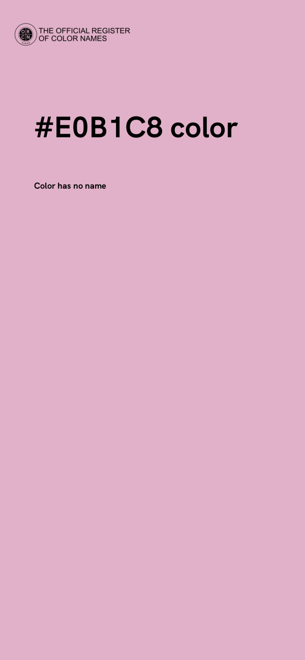 #E0B1C8 color image