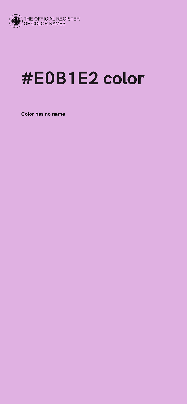 #E0B1E2 color image