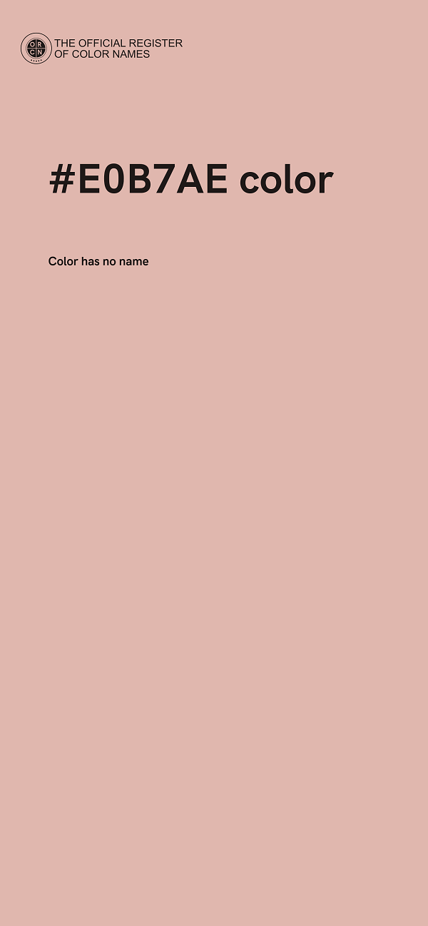 #E0B7AE color image