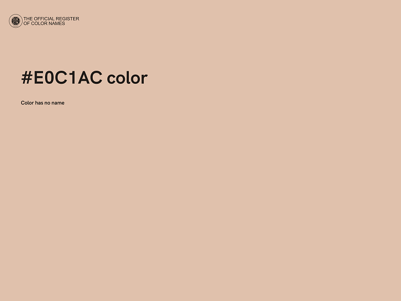 #E0C1AC color image