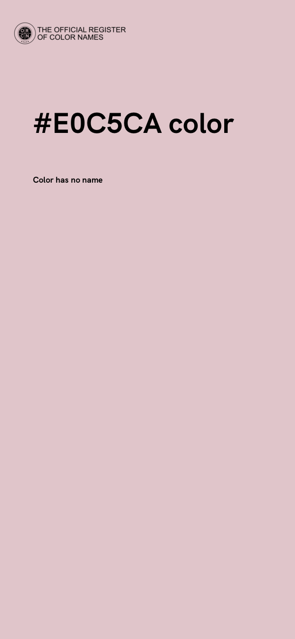 #E0C5CA color image
