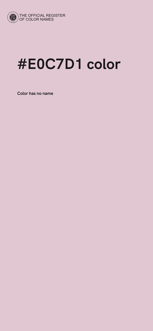 #E0C7D1 color image