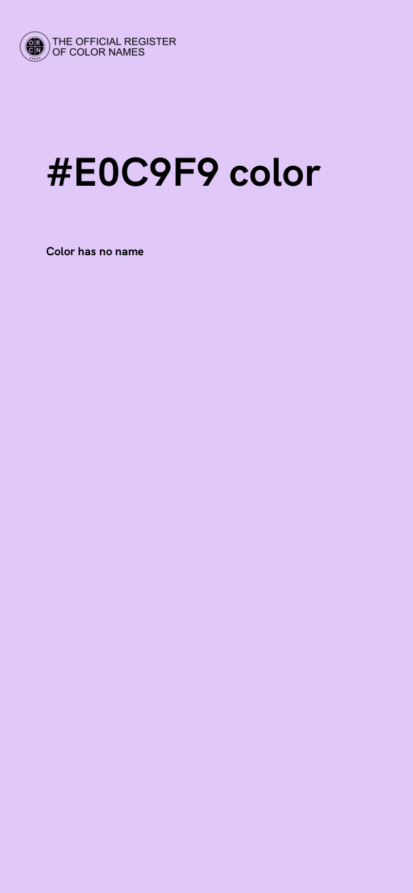 #E0C9F9 color image