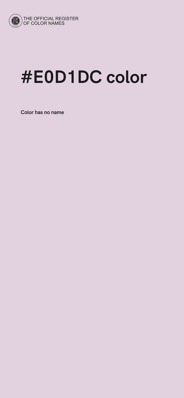 #E0D1DC color image
