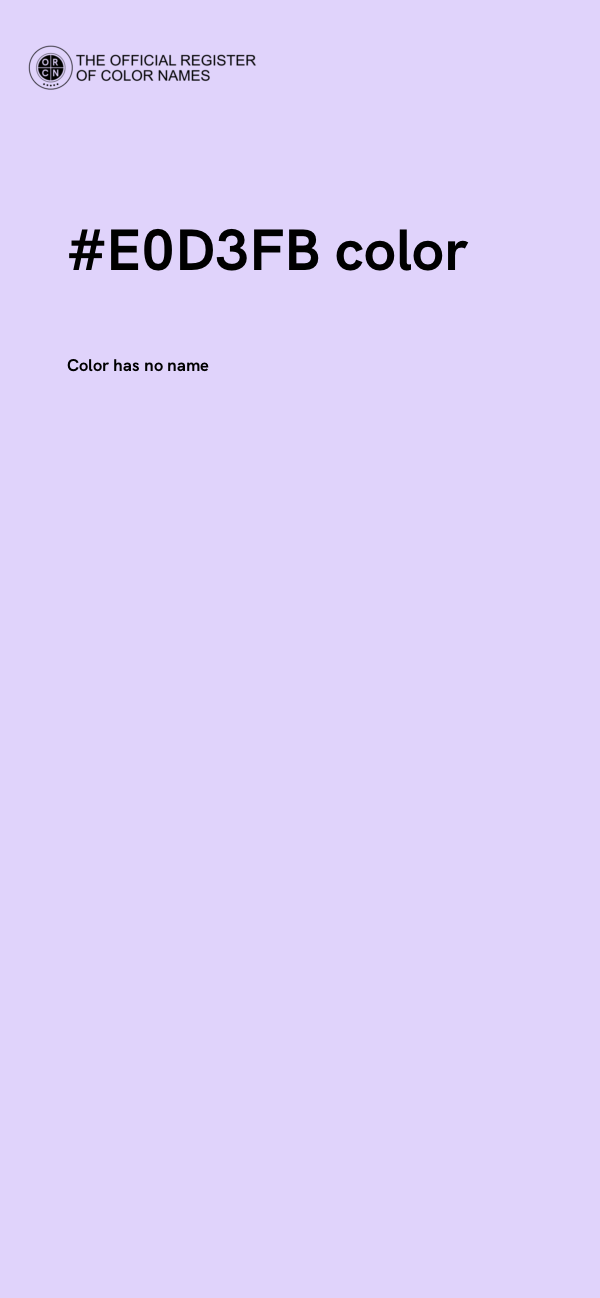 #E0D3FB color image