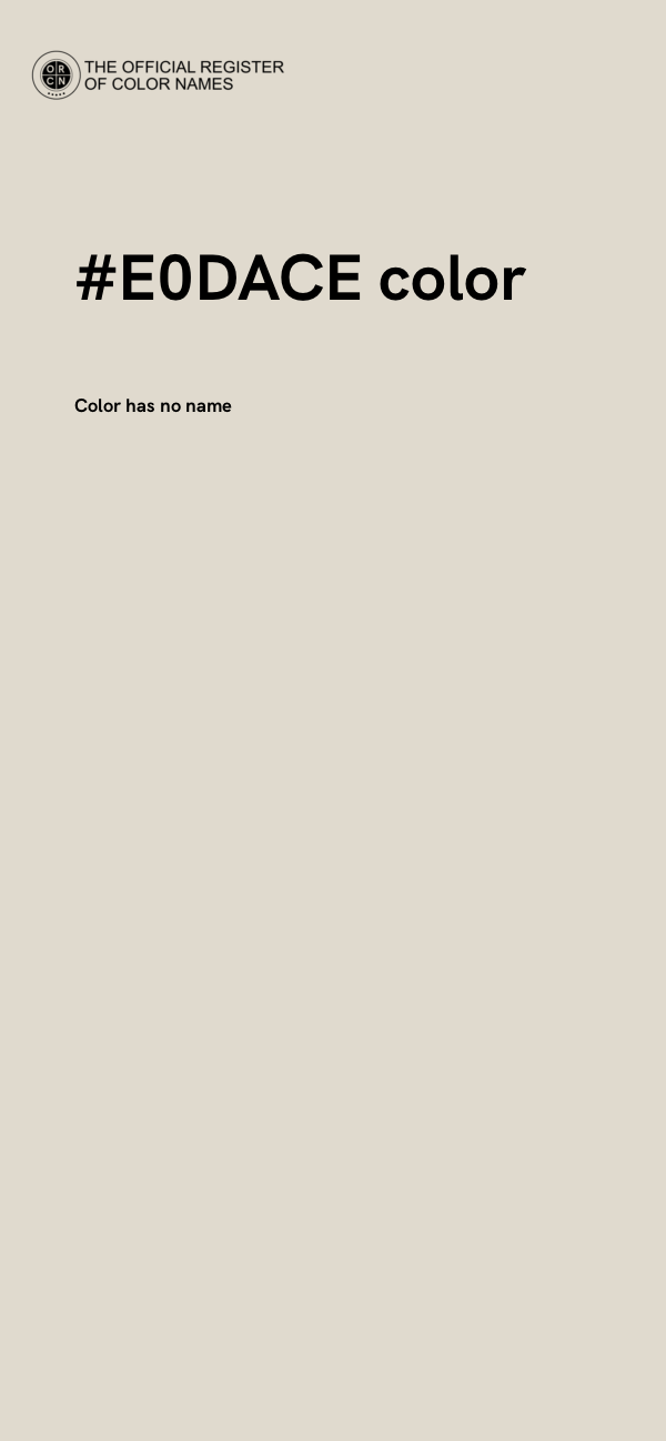 #E0DACE color image