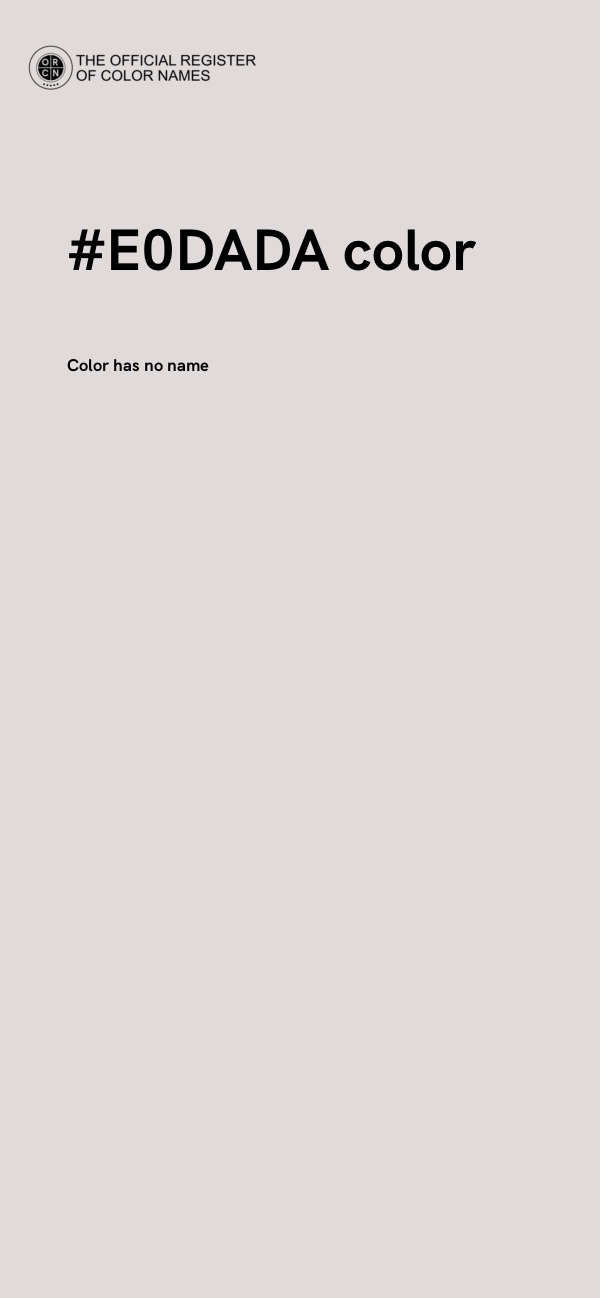 #E0DADA color image