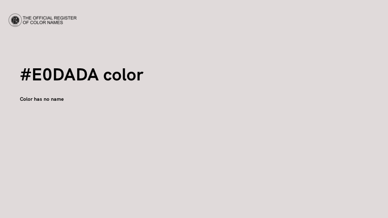 #E0DADA color image