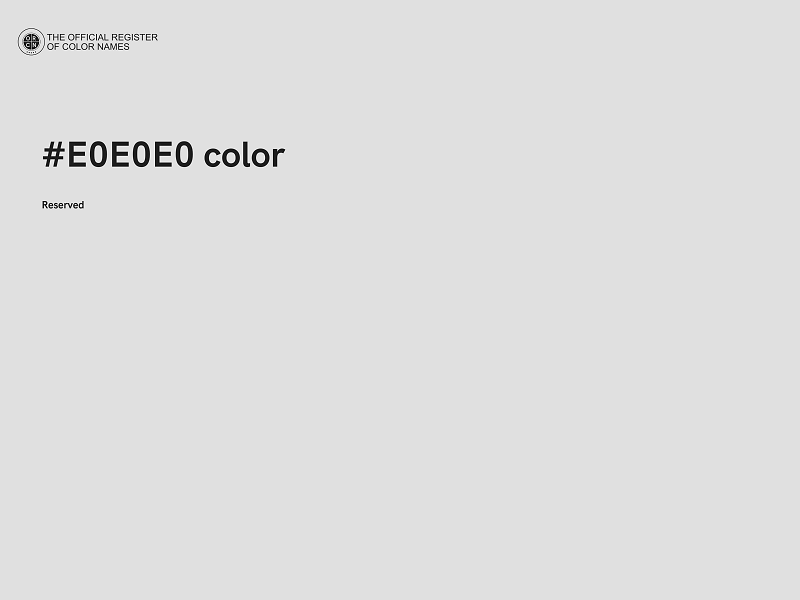 #E0E0E0 color image