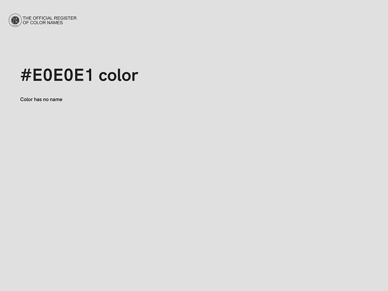 #E0E0E1 color image