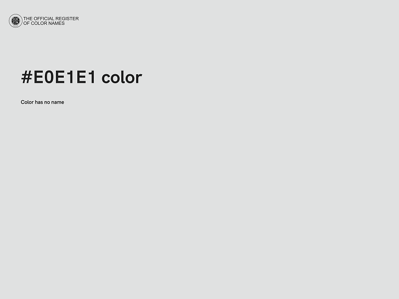 #E0E1E1 color image