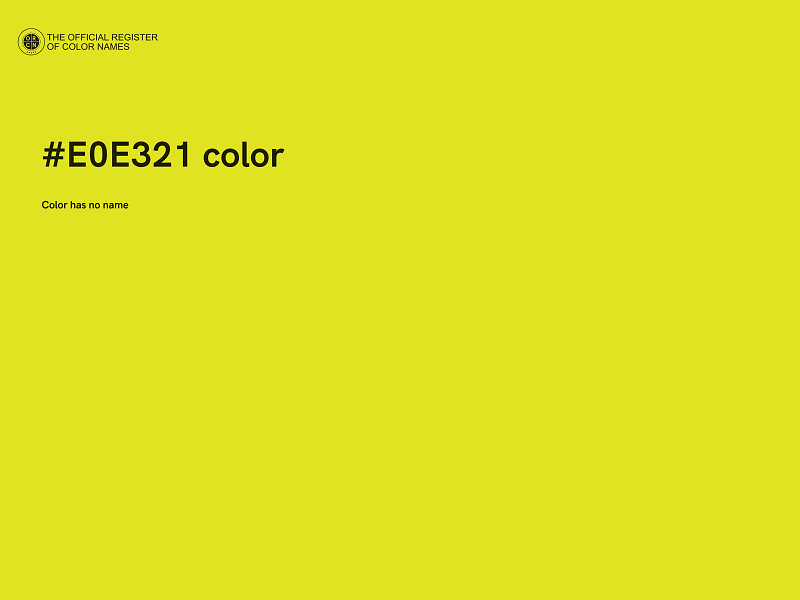 #E0E321 color image