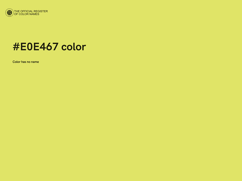 #E0E467 color image