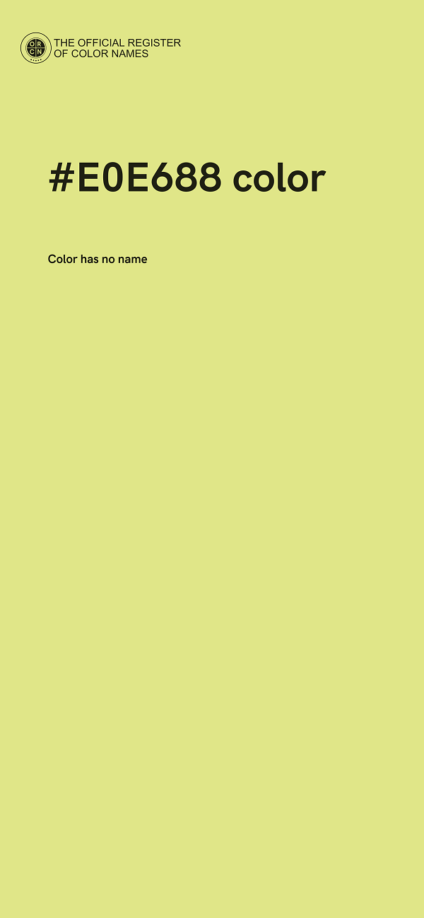 #E0E688 color image