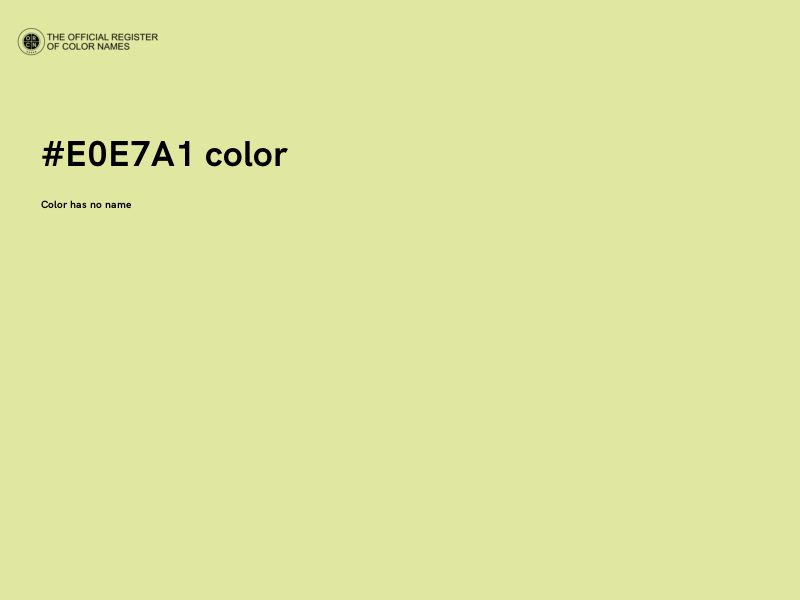 #E0E7A1 color image