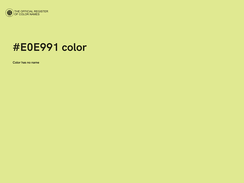 #E0E991 color image