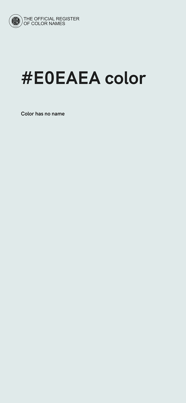 #E0EAEA color image