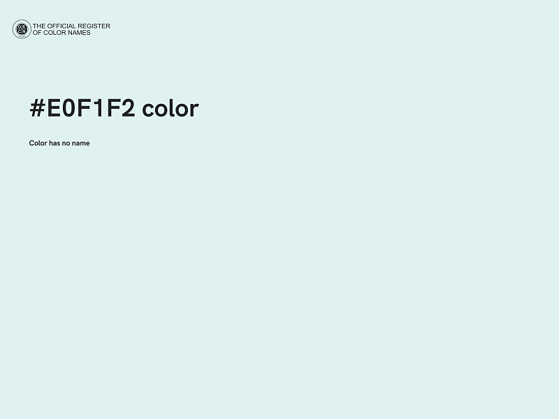 #E0F1F2 color image