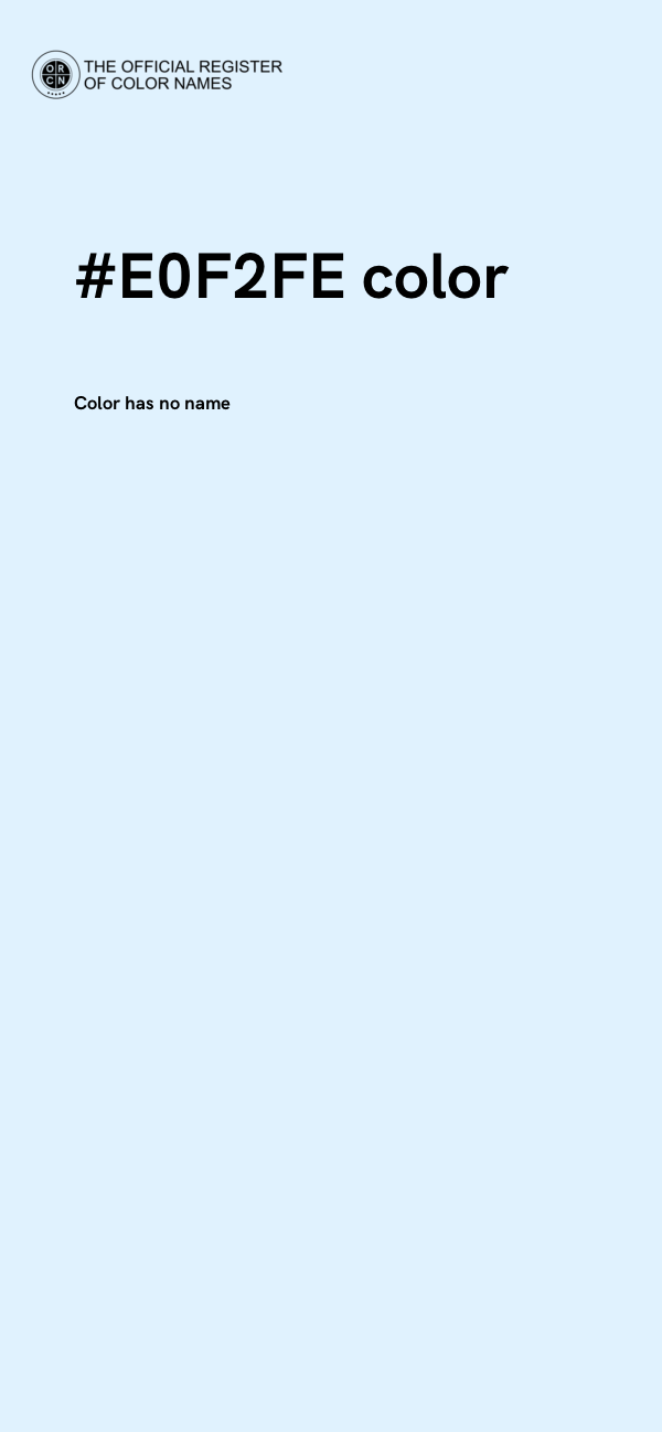 #E0F2FE color image