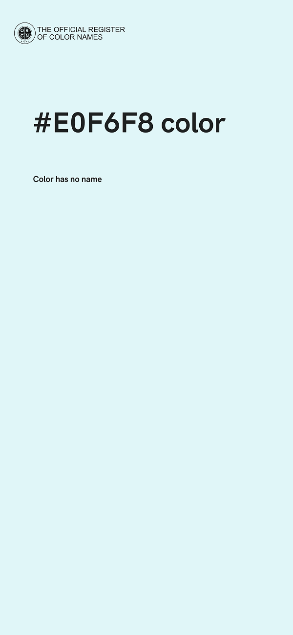 #E0F6F8 color image