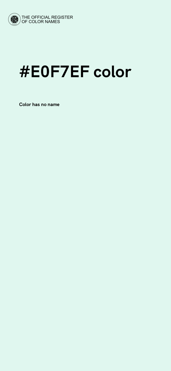 #E0F7EF color image