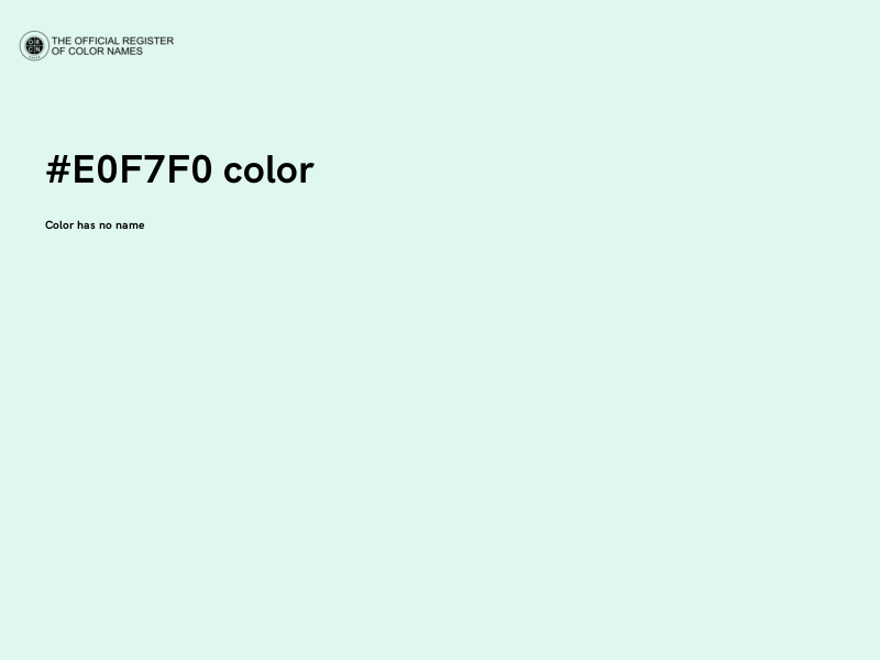 #E0F7F0 color image