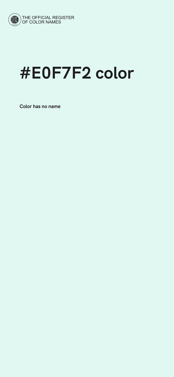 #E0F7F2 color image