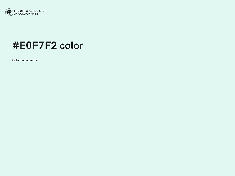#E0F7F2 color image