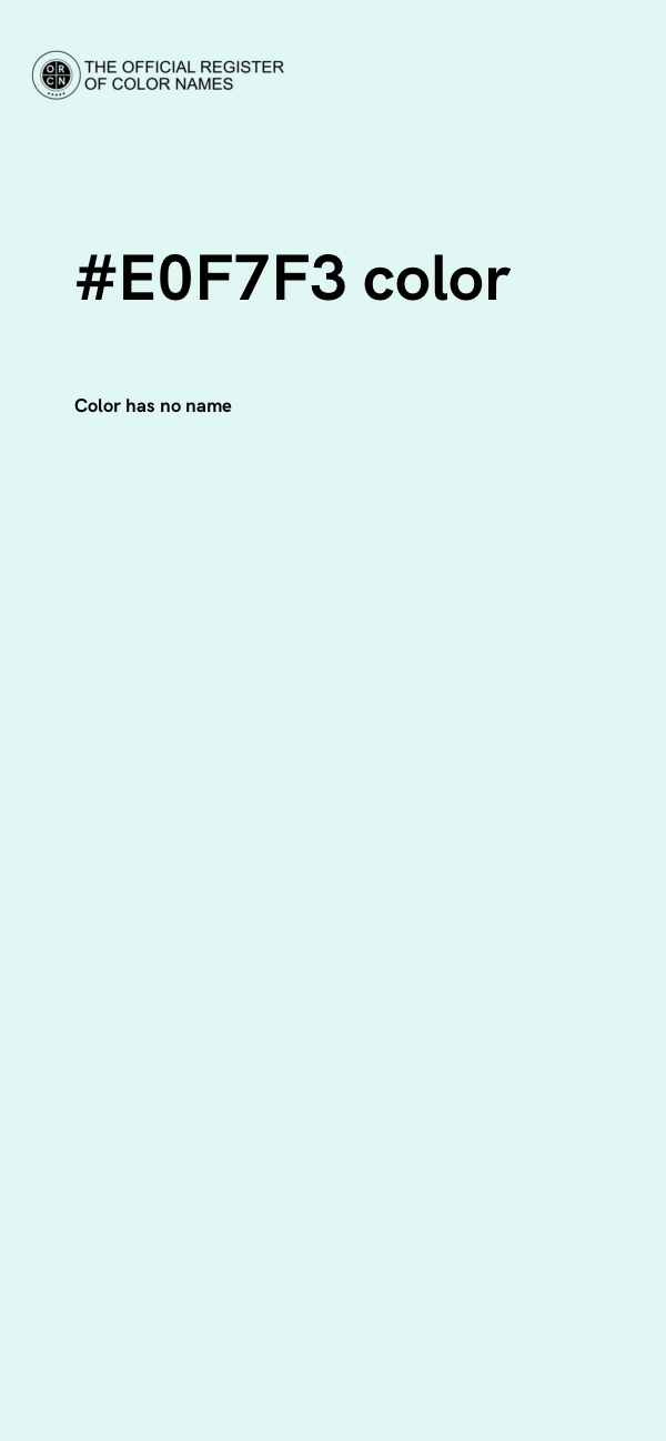 #E0F7F3 color image