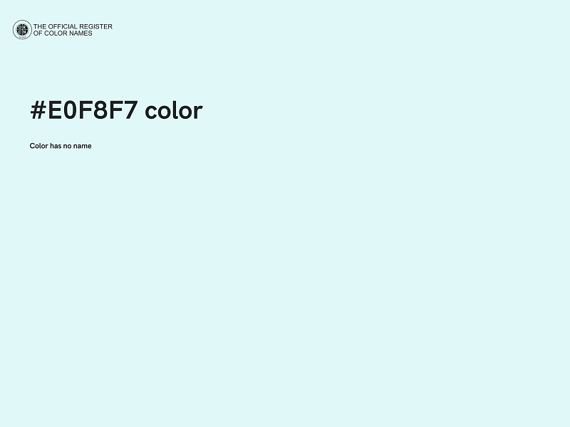 #E0F8F7 color image