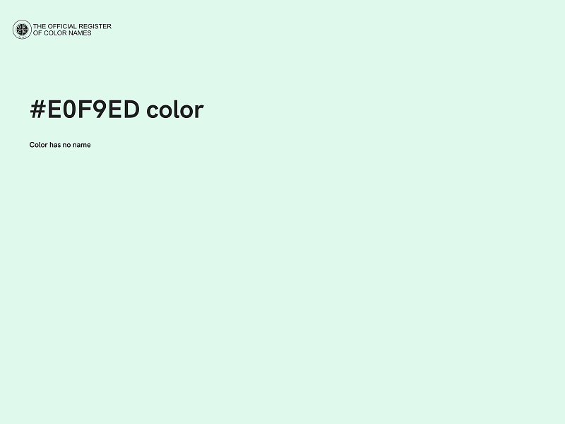 #E0F9ED color image