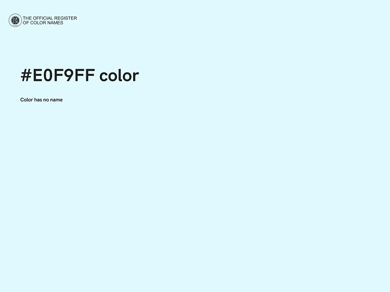#E0F9FF color image