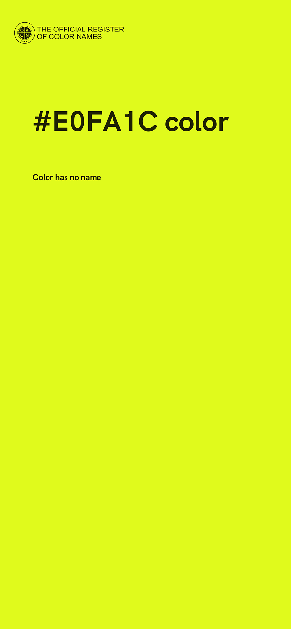 #E0FA1C color image