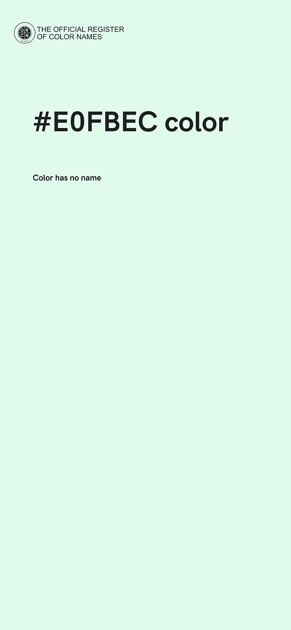 #E0FBEC color image