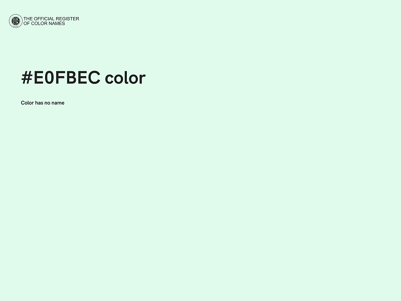 #E0FBEC color image