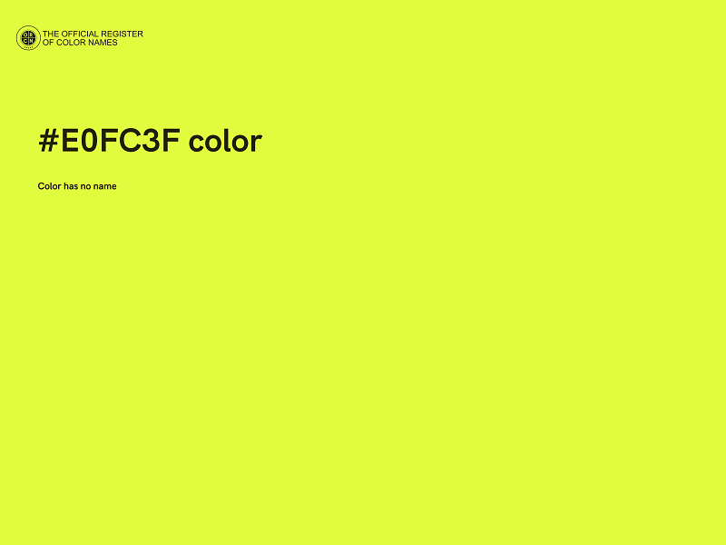 #E0FC3F color image