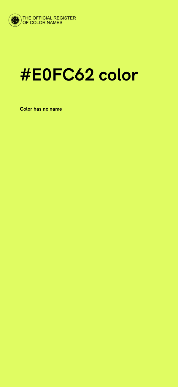 #E0FC62 color image