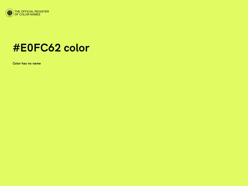 #E0FC62 color image