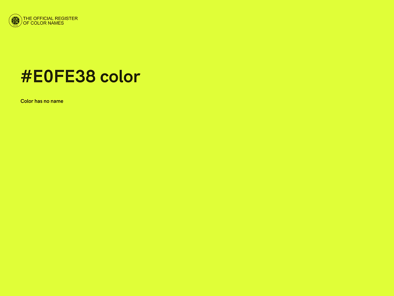 #E0FE38 color image