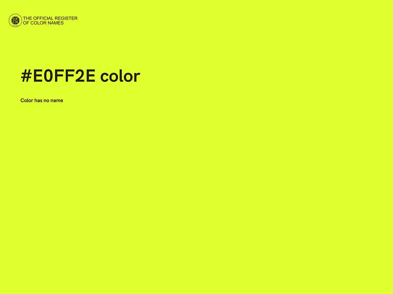 #E0FF2E color image