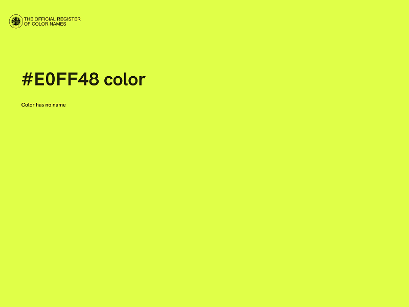 #E0FF48 color image