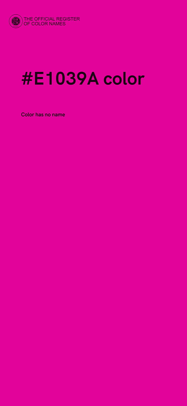 #E1039A color image