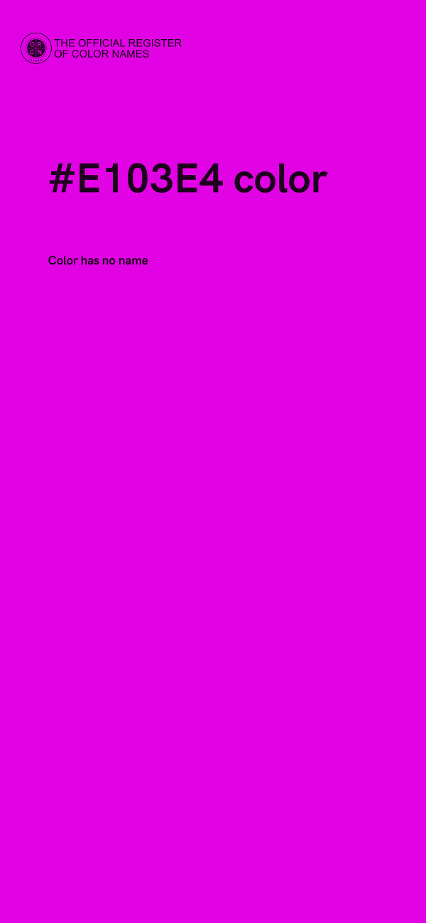 #E103E4 color image