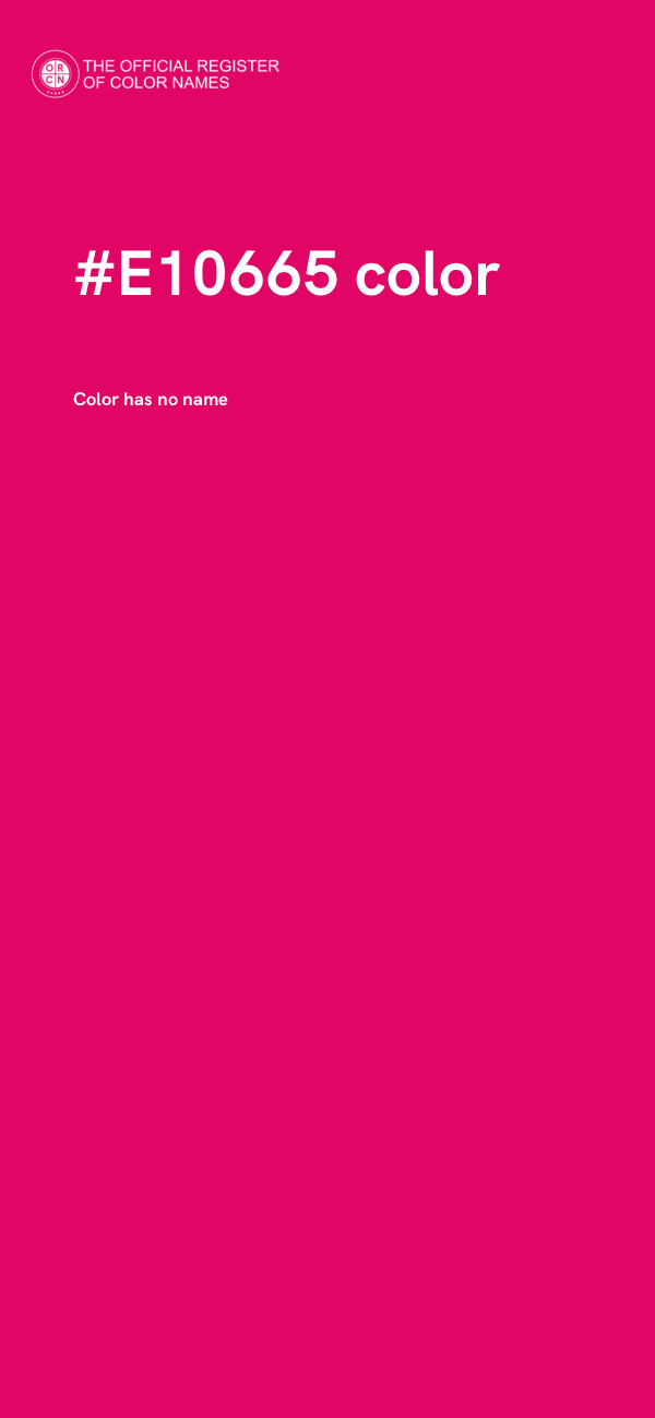 #E10665 color image