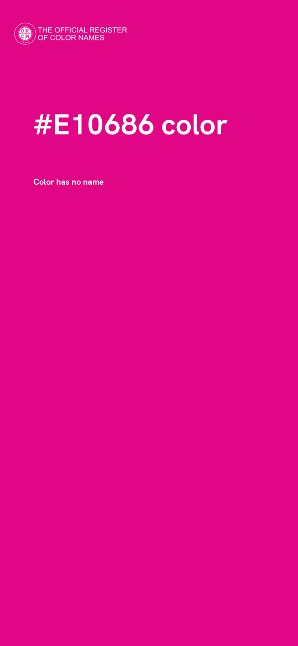 #E10686 color image