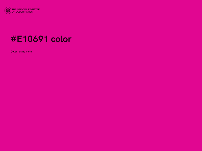 #E10691 color image