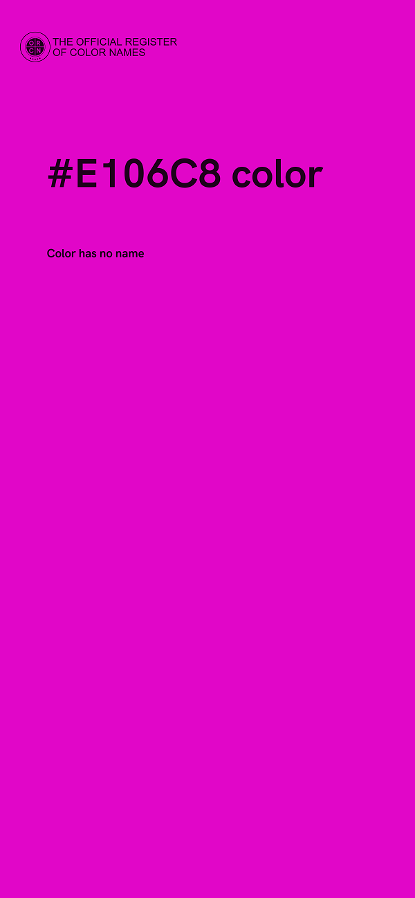 #E106C8 color image